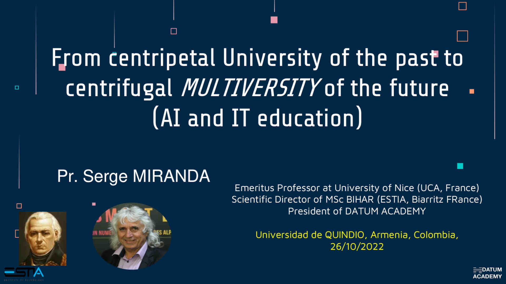 From centripetal University of the past to centrifugal MULTIVERSITY of the future