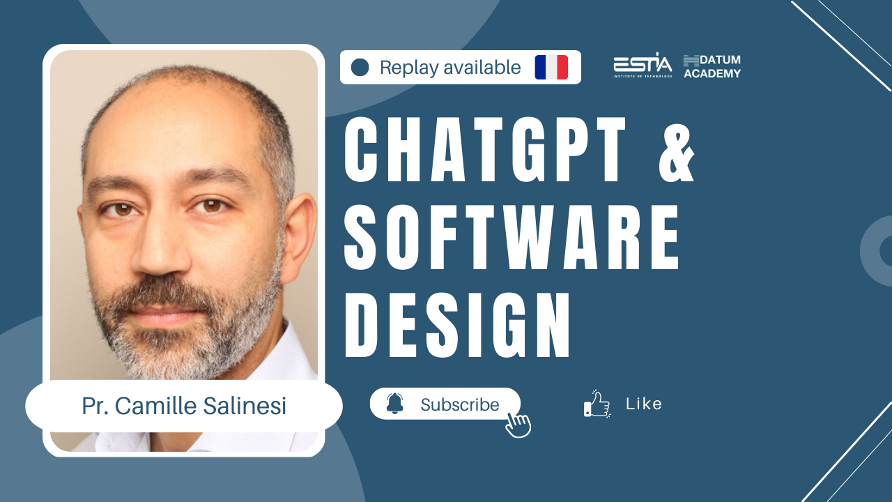 "ChatGPT & sofwtare design" webinar with Pr. Camille Salinesi's picture